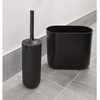 image:imageiDesign  29567 Cade Bowl Brush and Holder Toilet Cleaning Set for Bathroom Matte Black 2 Each  Toilet Cleaning Set For BathroomBlack