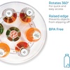 image:imageiDesign 11Inch Round Lazy Susan Organizer Set of 2 Clear  Kitchen or Pantry Storage11 Inch