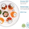 image:imageiDesign 11Inch Round Lazy Susan Organizer Set of 2 Clear  Kitchen or Pantry Storage11 Inch Pack of 8