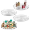 image:imageiDesign 145Inch Lazy Susan Organizer Clear  Large Turntable For Cabinet or Pantry1450 x 1450 x 175