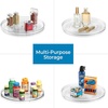 image:imageiDesign 145Inch Lazy Susan Organizer Clear  Large Turntable For Cabinet or Pantry1450 x 1450 x 175