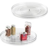 image:imageiDesign 145Inch Lazy Susan Organizer Clear  Large Turntable For Cabinet or Pantry1450 x 1450 x 175
