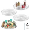 image:imageiDesign 145Inch Lazy Susan Organizer Clear  Large Turntable For Cabinet or Pantry1450 x 1450 x 175