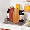 image:imageiDesign 145Inch Lazy Susan Organizer Clear  Large Turntable For Cabinet or Pantry1450 x 1450 x 175
