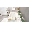 image:imageiDesign 23825EU Everett Drill Bathroom Storage Small Metal Hanging Tray Bath Caddy for Soap Cosmetics Books Tablet and Phone Matte Silver 307 cm x 26 cm x 17 cm  1208 x 102 x 664Satin