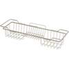 image:imageiDesign 23825EU Everett Drill Bathroom Storage Small Metal Hanging Tray Bath Caddy for Soap Cosmetics Books Tablet and Phone Matte Silver 307 cm x 26 cm x 17 cm  1208 x 102 x 664Satin