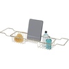 image:imageiDesign 23825EU Everett Drill Bathroom Storage Small Metal Hanging Tray Bath Caddy for Soap Cosmetics Books Tablet and Phone Matte Silver 307 cm x 26 cm x 17 cm  1208 x 102 x 664Satin