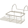 image:imageiDesign 23825EU Everett Drill Bathroom Storage Small Metal Hanging Tray Bath Caddy for Soap Cosmetics Books Tablet and Phone Matte Silver 307 cm x 26 cm x 17 cm  1208 x 102 x 664Satin