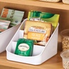 image:imageiDesign 3Section Divided Packet Organizer for Kitchen and Pantry Storage  Set of 4  WhiteWhite