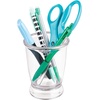 image:imageiDesign 45220 Franklin Tumbler Clear Pack of 1 Tumber  Countertop or Vanity StoragePack of 1