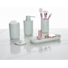 image:imageiDesign 4Piece Bathroom Accessory Set The Cade Collection Green  Recycled Plastic 975 x 4125 x 65