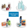 image:imageiDesign 9Inch Lazy Susan Organizer  Small Lazy Susan Turntable for Cabinet or Pantry 2Pack Clear9 Inch