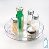 image:imageiDesign 9Inch Lazy Susan Organizer  Small Lazy Susan Turntable for Cabinet or Pantry 2Pack Clear9 Inch