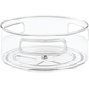 image:imageiDesign 9Inch Plastic Lazy Susan Organizer Clear  With Handles