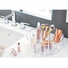 image:imageiDesign 9Inch Plastic Lazy Susan Organizer Clear  With Handles