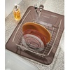 image:imageiDesign Absorbent Kitchen Countertop Dish Drying Mat PewterIvory  For Kitchen Counter TopMocha