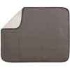 image:imageiDesign Absorbent Kitchen Countertop Dish Drying Mat PewterIvory  For Kitchen Counter TopMocha