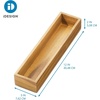 image:imageiDesign Acacia Wood Kitchen Drawer Organizer  Set of 3  Natural  Kitchen and Pantry12 x 3 x 2