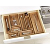 image:imageiDesign Acacia Wood Kitchen Drawer Organizer  Set of 3  Natural  Kitchen and Pantry9 x 3 x 2