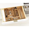 image:imageiDesign Acacia Wood Kitchen Drawer Organizer  Set of 3  Natural  Kitchen and Pantry9 x 6 x 2