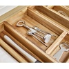 image:imageiDesign Acacia Wood Kitchen Drawer Organizer  Set of 3  Natural  Kitchen and Pantry9 x 6 x 2