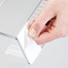 image:imageiDesign Adhesive Organizer Bin Set of 2 Clear  DamageFree Hanging For Kitchen Bathroom or OfficePack of 1
