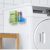 image:imageiDesign Adhesive Organizer Bin Set of 2 Clear  DamageFree Hanging For Kitchen Bathroom or OfficePack of 1
