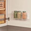 image:imageiDesign Adhesive Organizer Bin Set of 2 Clear  DamageFree Hanging For Kitchen Bathroom or OfficePack of 1