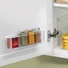 image:imageiDesign Adhesive Organizer Bin Set of 2 Clear  DamageFree Hanging For Kitchen Bathroom or OfficePack of 4