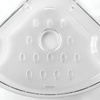 image:imageiDesign BPAFree Plastic Power Lock Suction Wall Storage Organizer Caddy  Bathroom Shower Bath Tub Mirrors ClearCorner Basket