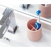 image:imageiDesign Cade Collection Toothbrush Holder Matte Black  For Normal Toothbrushes Spin Brushes Toothpaste 3 x 3 x 45Blush