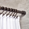 image:imageiDesign Cameo Metal Expandable Constant Tension Shower Curtain Rod for Master Guest Kids Bathroom Adjustable from 2642 WhiteBronze