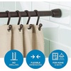 image:imageiDesign Cameo Metal Expandable Constant Tension Shower Curtain Rod for Master Guest Kids Bathroom Adjustable from 2642 WhiteBronze
