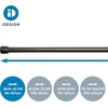 image:imageiDesign Cameo Metal Expandable Constant Tension Shower Curtain Rod for Master Guest Kids Bathroom Adjustable from 2642 WhiteMatte Black
