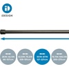 image:imageiDesign Cameo Metal Expandable Constant Tension Shower Curtain Rod for Master Guest Kids Bathroom Adjustable from 2642 WhiteMatte Black