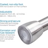image:imageiDesign Cameo Metal Expandable Constant Tension Shower Curtain Rod for Master Guest Kids Bathroom Adjustable from 2642 WhiteMatte Black