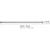 image:imageiDesign Cameo Metal Expandable Constant Tension Shower Curtain Rod for Master Guest Kids Bathroom Adjustable from 2642 WhiteMatte Black