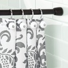 image:imageiDesign Cameo Metal Expandable Constant Tension Shower Curtain Rod for Master Guest Kids Bathroom Adjustable from 2642 WhiteMatte Black