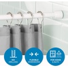 image:imageiDesign Cameo Metal Expandable Constant Tension Shower Curtain Rod for Master Guest Kids Bathroom Adjustable from 2642 WhiteWhite