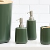 image:imageiDesign Ceramic Soap Dispenser Matte Black  Bathroom Vanity Kitchen CountertopMoss