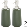 image:imageiDesign Ceramic Soap Dispenser Matte Black  Bathroom Vanity Kitchen CountertopMoss
