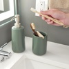 image:imageiDesign Ceramic Soap Dispenser Matte Black  Bathroom Vanity Kitchen CountertopSoap Pump