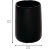 image:imageiDesign Ceramic Tumbler Cup Matte Black  Earth CollectionMatte Black