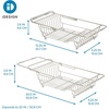image:imageiDesign Classico Kitchen OvertheSink Dish Drainer Rack for Drying Glasses Silverware Bowls Plates  Satin
