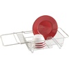 image:imageiDesign Classico Kitchen OvertheSink Dish Drainer Rack for Drying Glasses Silverware Bowls Plates  Satin