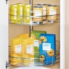image:imageiDesign Clear Plastic 14 Wedge Bin 2Pack  Corner Lazy Susan Cabinet Kitchen Cabinet Organizer2 Piece Set