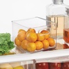 image:imageiDesign Clear Plastic Storage Bins 4Pack  For Kitchen Pantry and Fridge For Cabinets and ShelvesPack of 2