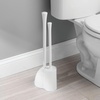 image:imageiDesign Compact Plunger Set White Set of 2  Toilet Brush Bathroom Cleaning StorageWhite