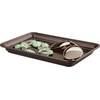 image:imageiDesign Decorative Countertop Vanity Tray Organizer for Bathroom Bedroom Closet Entryway Set of 2 97 x 63 x 1 BronzeSet of 4
