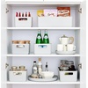 image:imageiDesign Divided 10inch Lazy Susan Clear  For Kitchen and PantrySpinner2